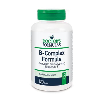 B-COMPLEX FORMULA (ΦΟΡΜΟΥΛΑ ΣΥΜΠΛΕΓΜΑΤΟΣ ΒΙΤΑΜΙΝΩΝ Β) DOCTOR'S FORMULAS 120tabs ΒΙΤΑΜΙΝΗ Β